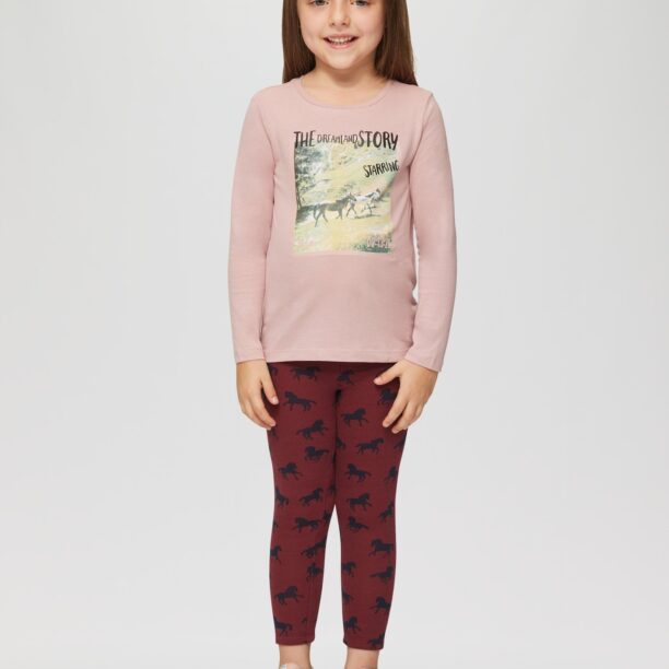 s.Oliver Leggings  bleumarin / magenta preţ