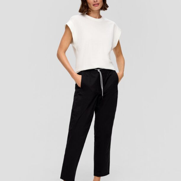 s.Oliver Pantaloni  negru