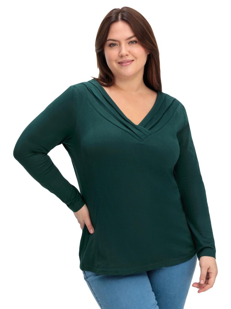 sheego by Joe Browns Tricou  verde închis