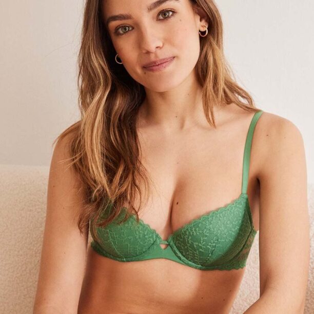 women'secret sutien culoarea verde