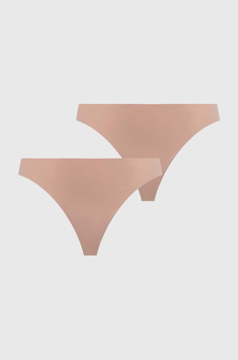 women'secret tanga 2-pack culoarea bej