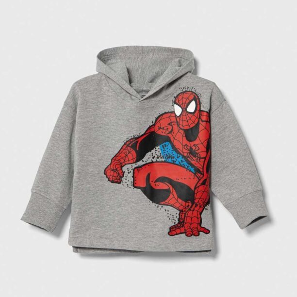 zippy bluza copii x Marvel culoarea gri