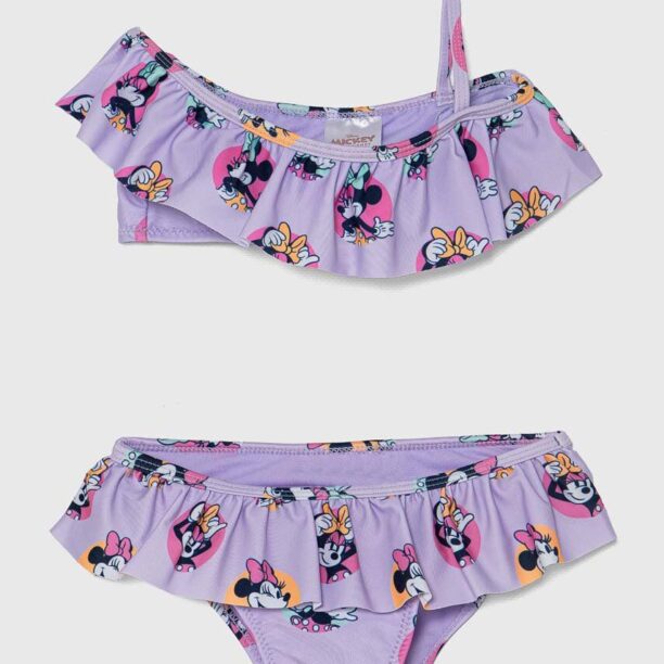 zippy costum de baie pentru copii din două piese x Disney culoarea violet