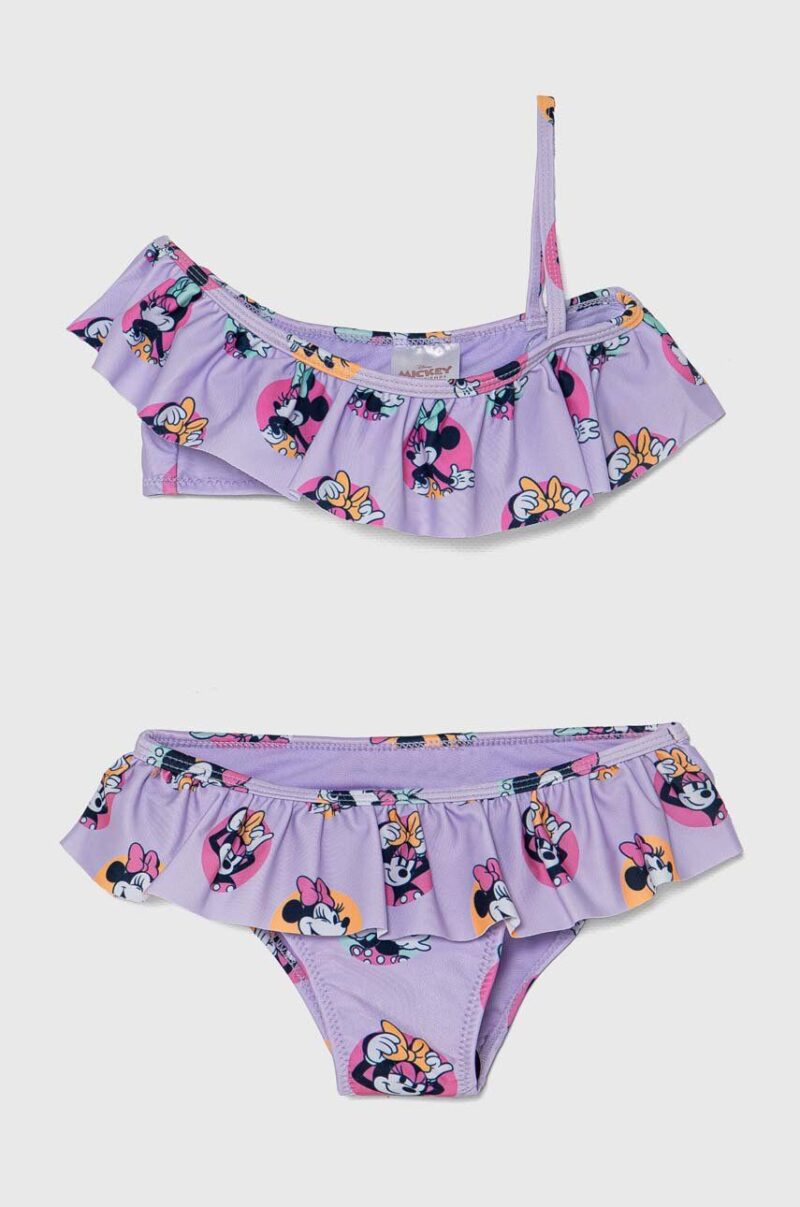 zippy costum de baie pentru copii din două piese x Disney culoarea violet