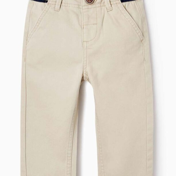 zippy pantaloni bebe culoarea bej