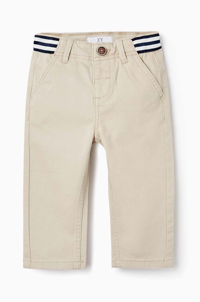 zippy pantaloni bebe culoarea bej