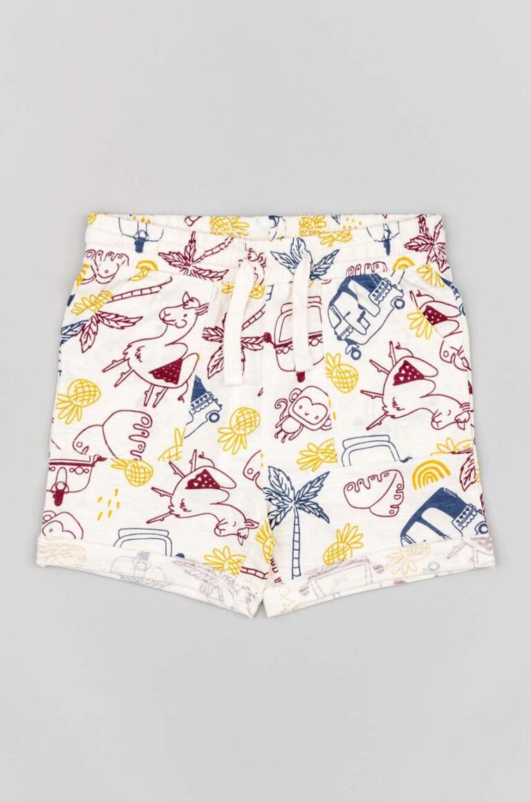 zippy pantaloni scurti bebe culoarea bej