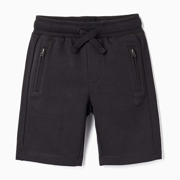 zippy pantaloni scurti copii culoarea negru