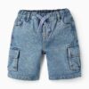 zippy pantaloni scurti din denim pentru copii talie reglabila