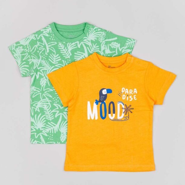 zippy tricou din bumbac pentru bebelusi 2-pack modelator