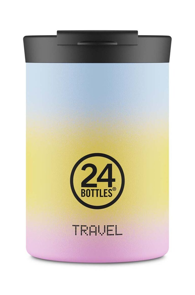 24bottles cana termica Travel Tumbler 350ml  Aurora culoarea galben