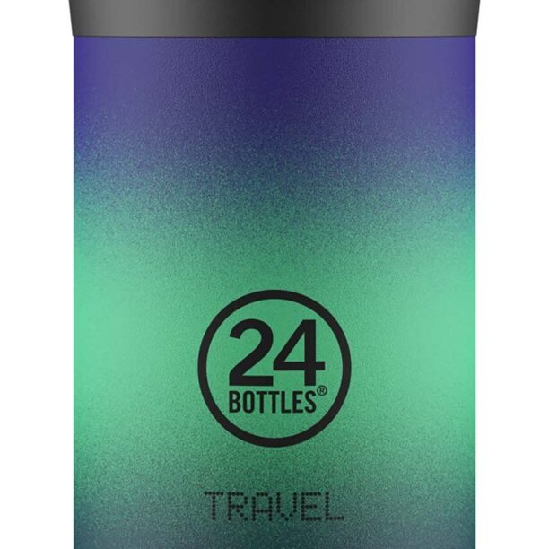 24bottles cana termica Travel Tumbler 350ml Borealis culoarea verde