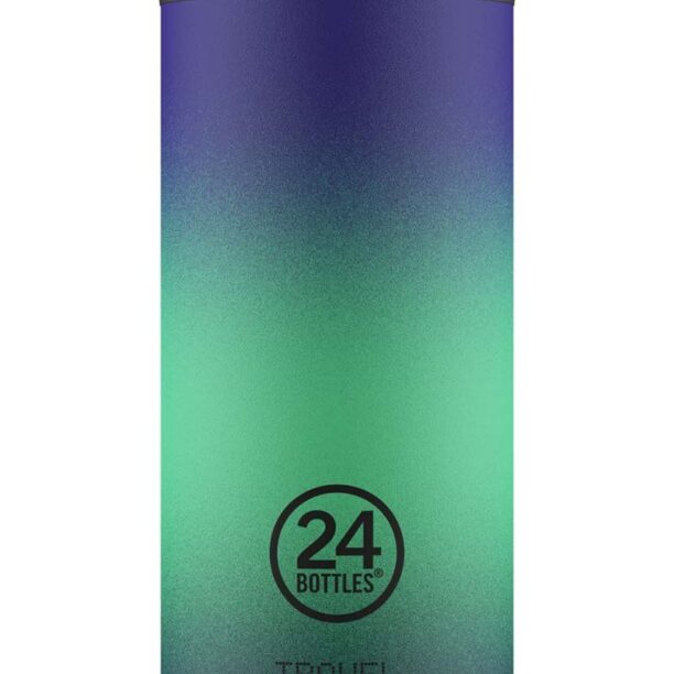 24bottles cana termica Travel Tumbler 600ml Borealis culoarea verde