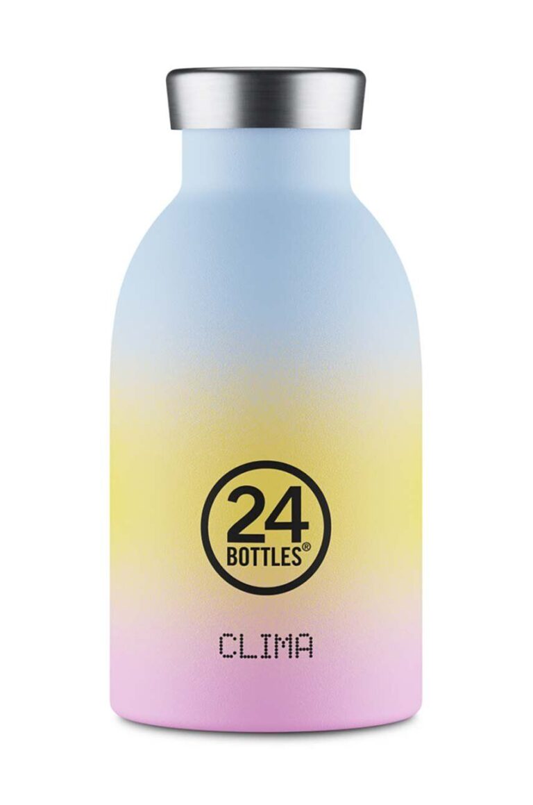 24bottles sticla termica Clima Bottle 330ml Aurora culoarea galben