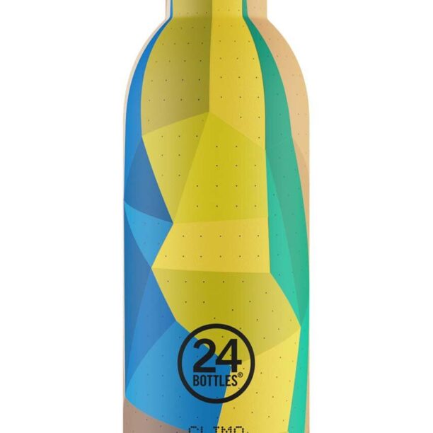 24bottles sticla termica Clima Bottle 500ml Yellow Vertigo Clima.050.Yellow.Vertig