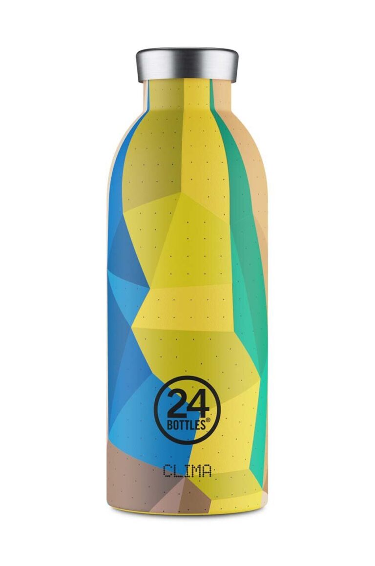 24bottles sticla termica Clima Bottle 500ml Yellow Vertigo Clima.050.Yellow.Vertig