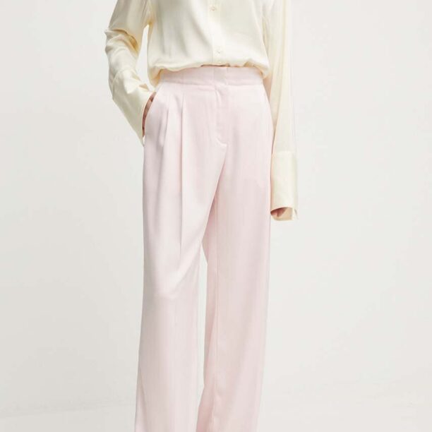 2NDDAY pantaloni 2ND Carter - Heavy Satin femei