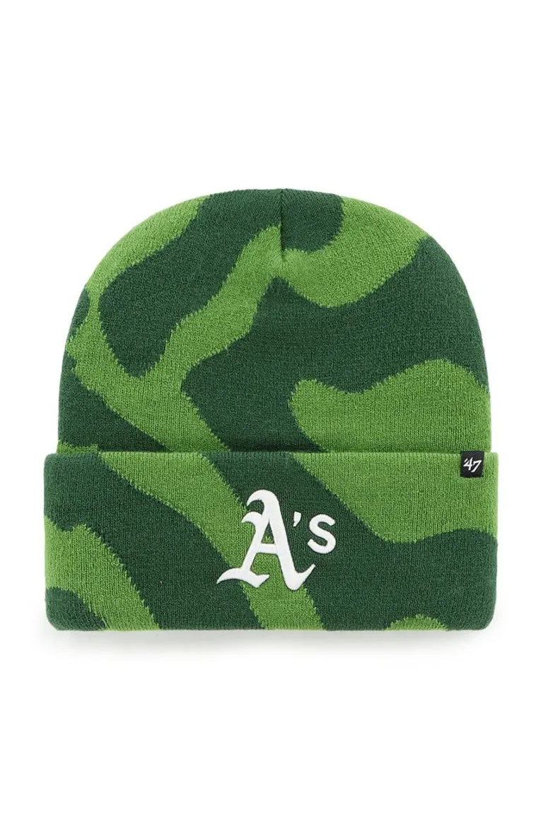 47 brand caciula MLB Oakland Athletics culoarea verde