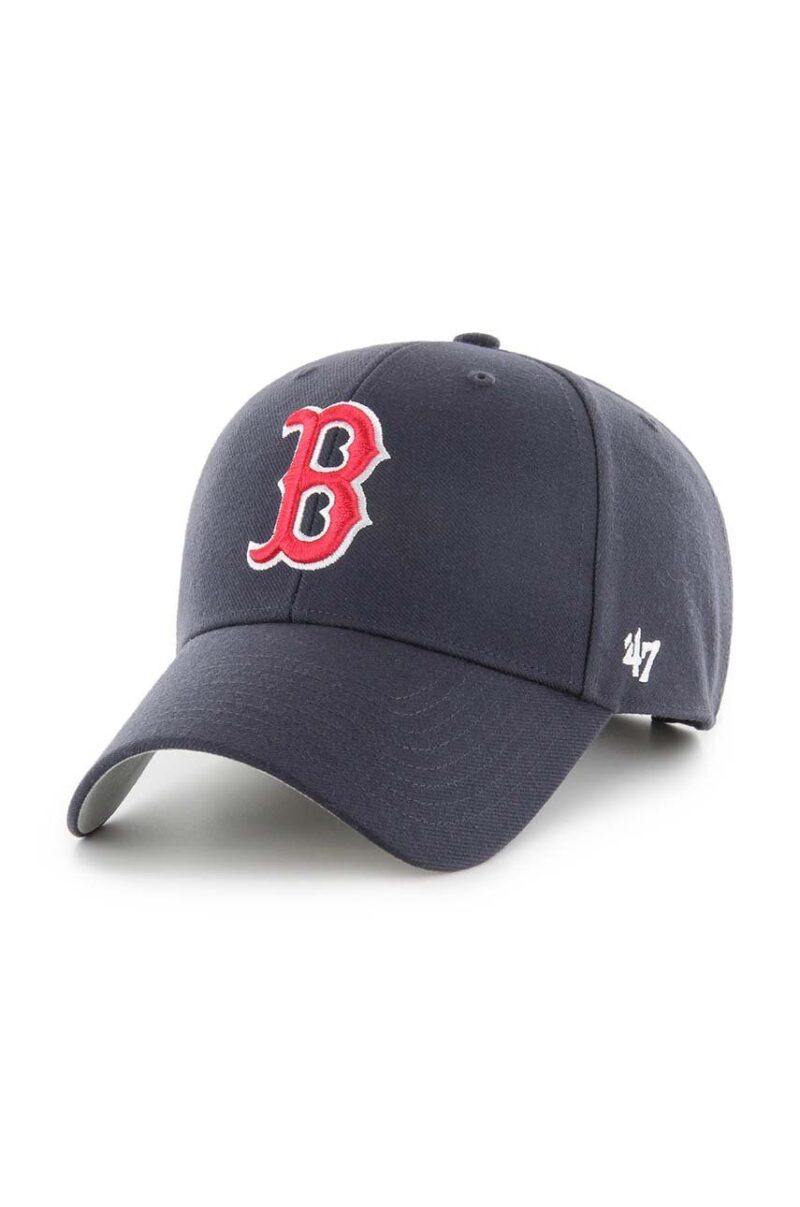 47 brand sapca MLB Boston Red Sox culoarea albastru marin