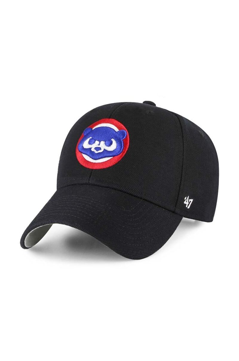 47 brand sapca MLB Chicago Cubs culoarea negru