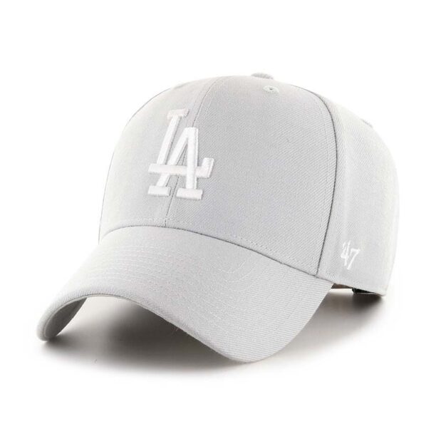 47 brand sapca MLB Los Angeles Dodgers culoarea gri