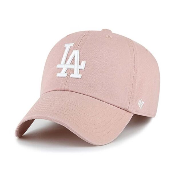 47 brand sapca MLB Los Angeles Dodgers culoarea roz