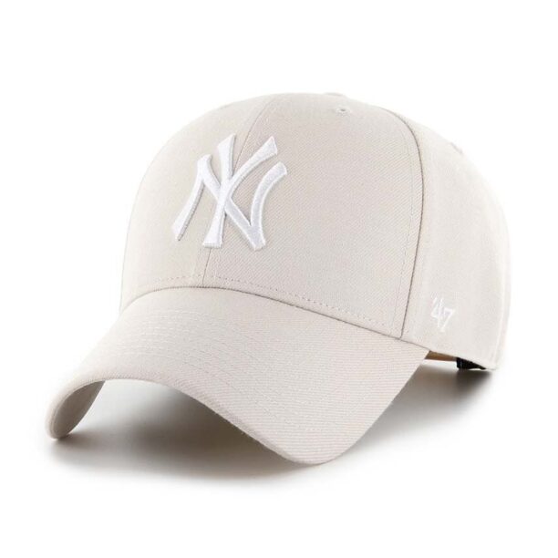 47 brand sapca MLB New York Yankees culoarea bej