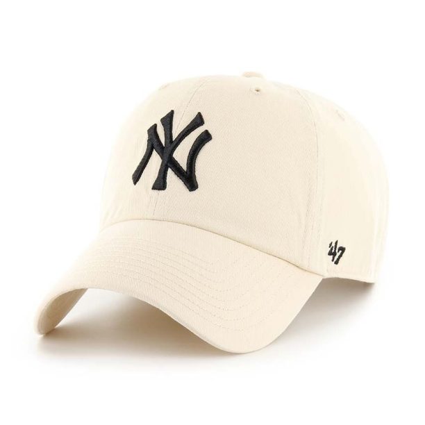 47 brand sapca MLB New York Yankees culoarea bej