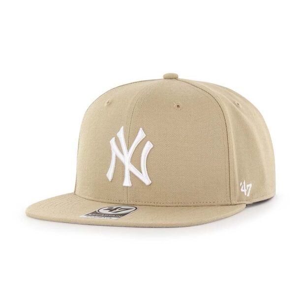 47 brand sapca MLB New York Yankees culoarea bej