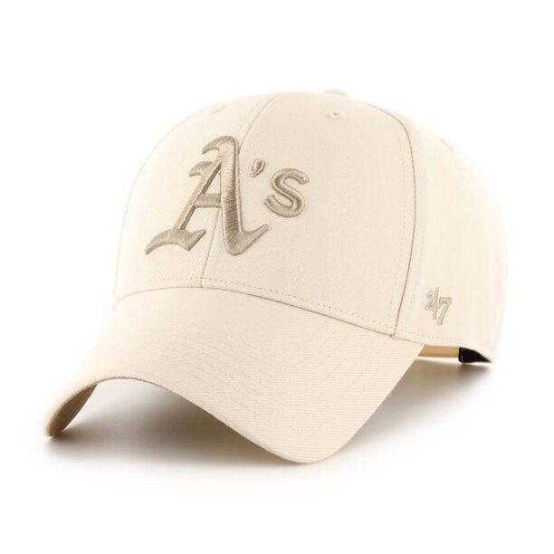 47 brand sapca MLB Oakland Athletics culoarea bej