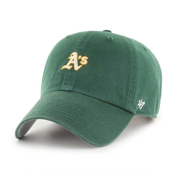 47 brand sapca MLB Oakland Athletics culoarea verde