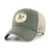 47 brand sapca MLB Oakland Athletics culoarea verde