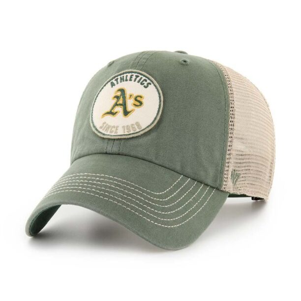 47 brand sapca MLB Oakland Athletics culoarea verde