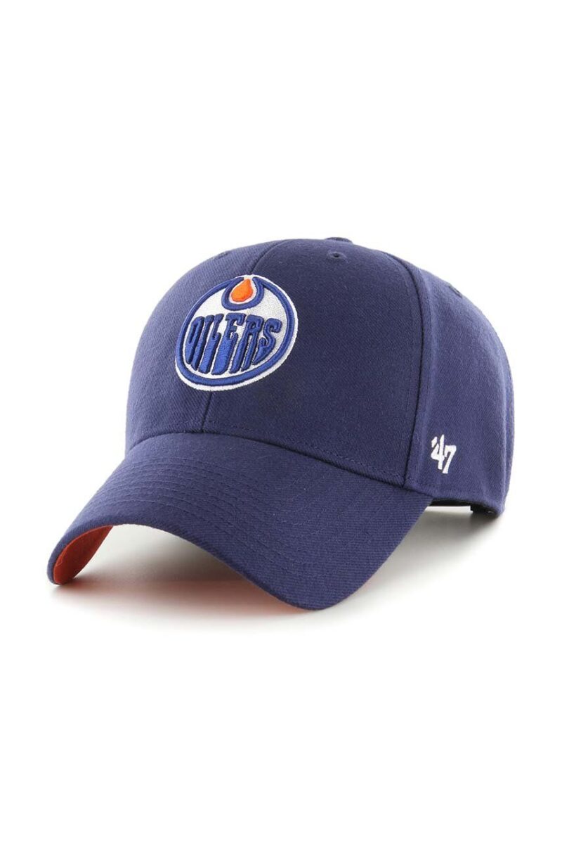 47 brand sapca NHL Edmonton Oilers culoarea albastru marin