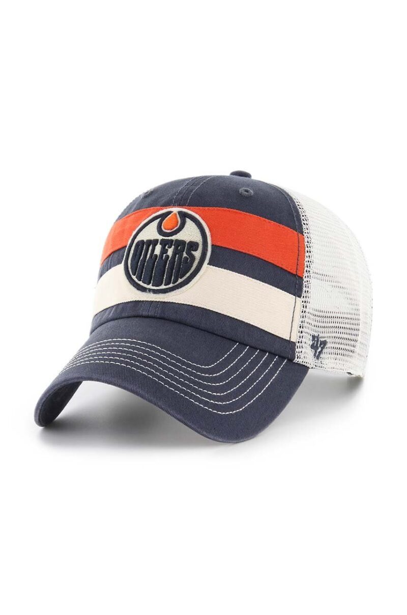 47 brand sapca NHL Edmonton Oilers culoarea albastru marin