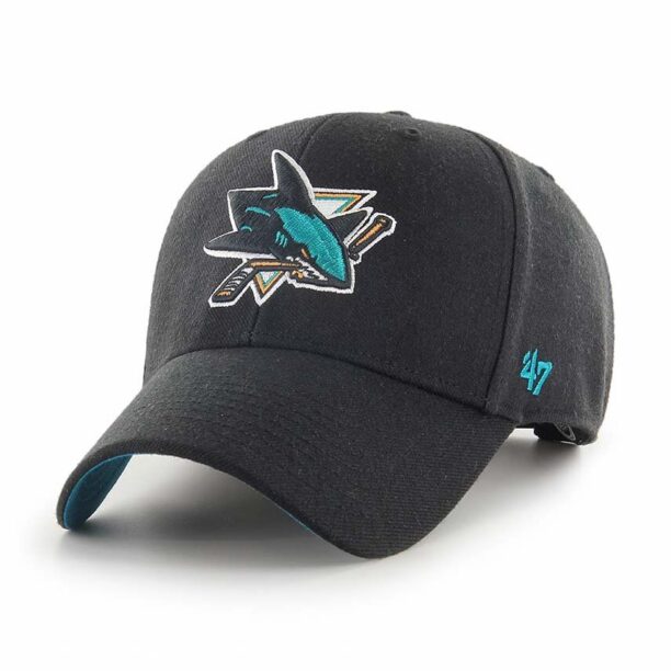 47 brand sapca NHL San Jose Sharks culoarea negru