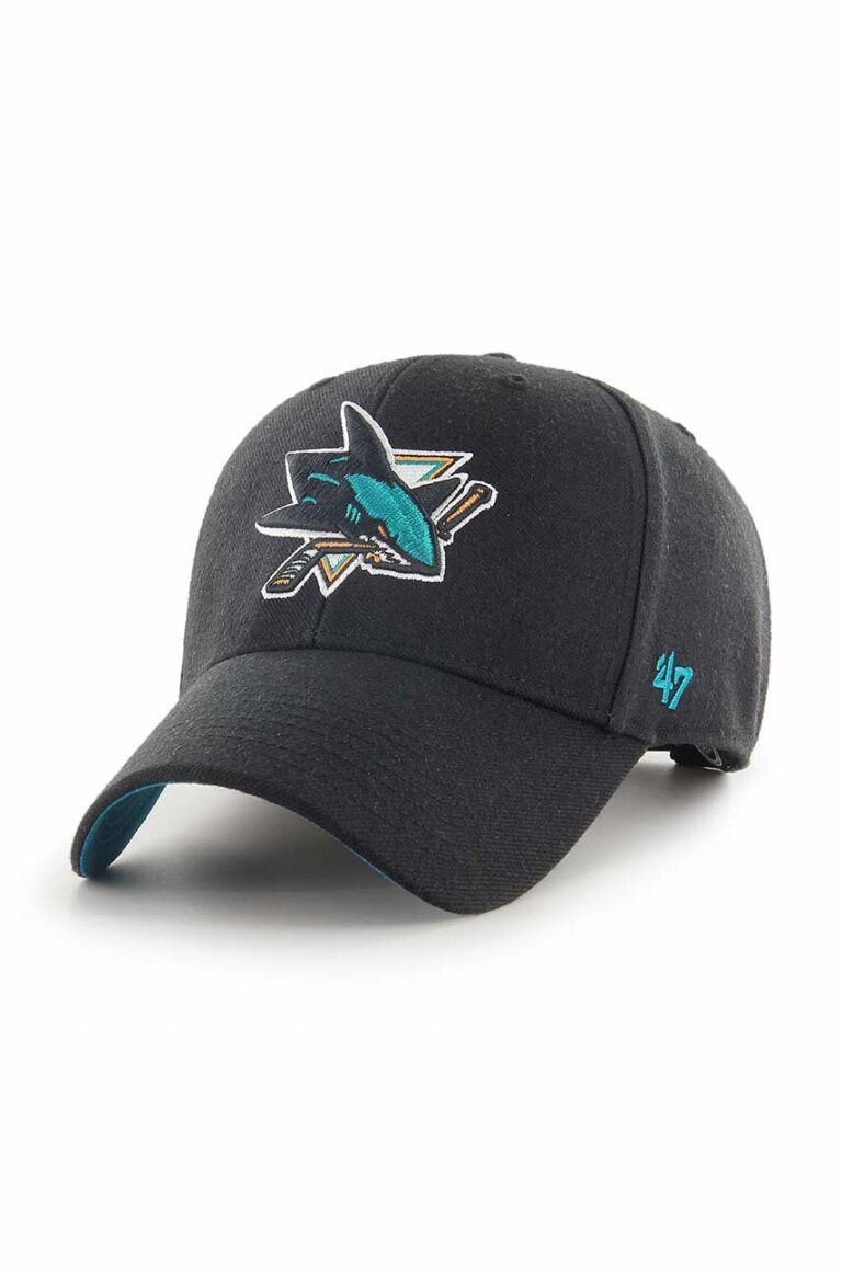 47 brand sapca NHL San Jose Sharks culoarea negru