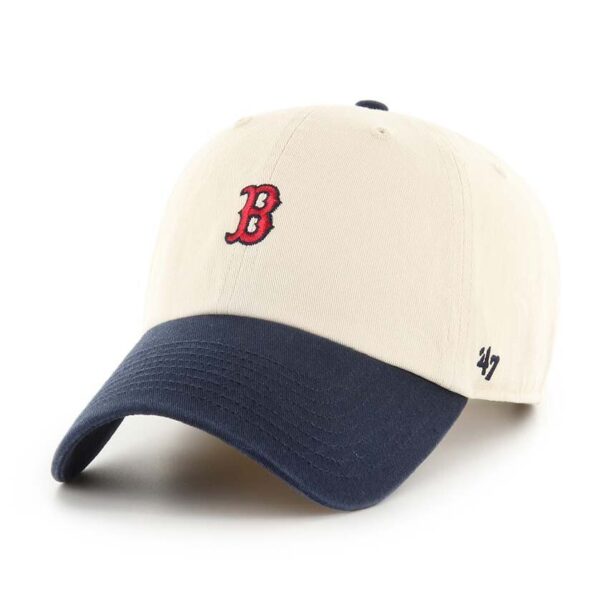 47 brand șapcă de baseball din bumbac MLB Boston Red Sox culoarea bej