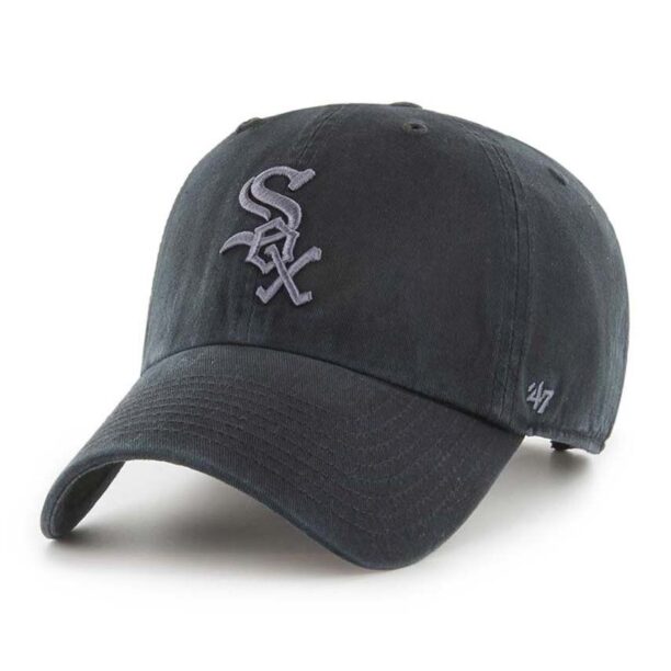 47 brand șapcă de baseball din bumbac MLB Chicago White Sox culoarea negru