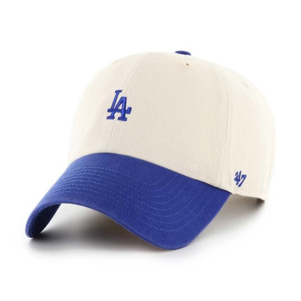 47 brand șapcă de baseball din bumbac MLB Los Angeles Dodgers culoarea bej