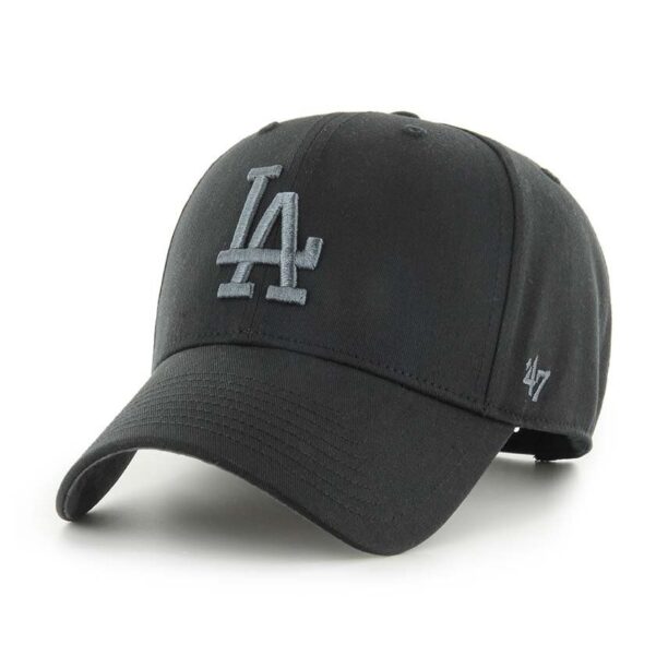 47 brand șapcă de baseball din bumbac MLB Los Angeles Dodgers culoarea negru