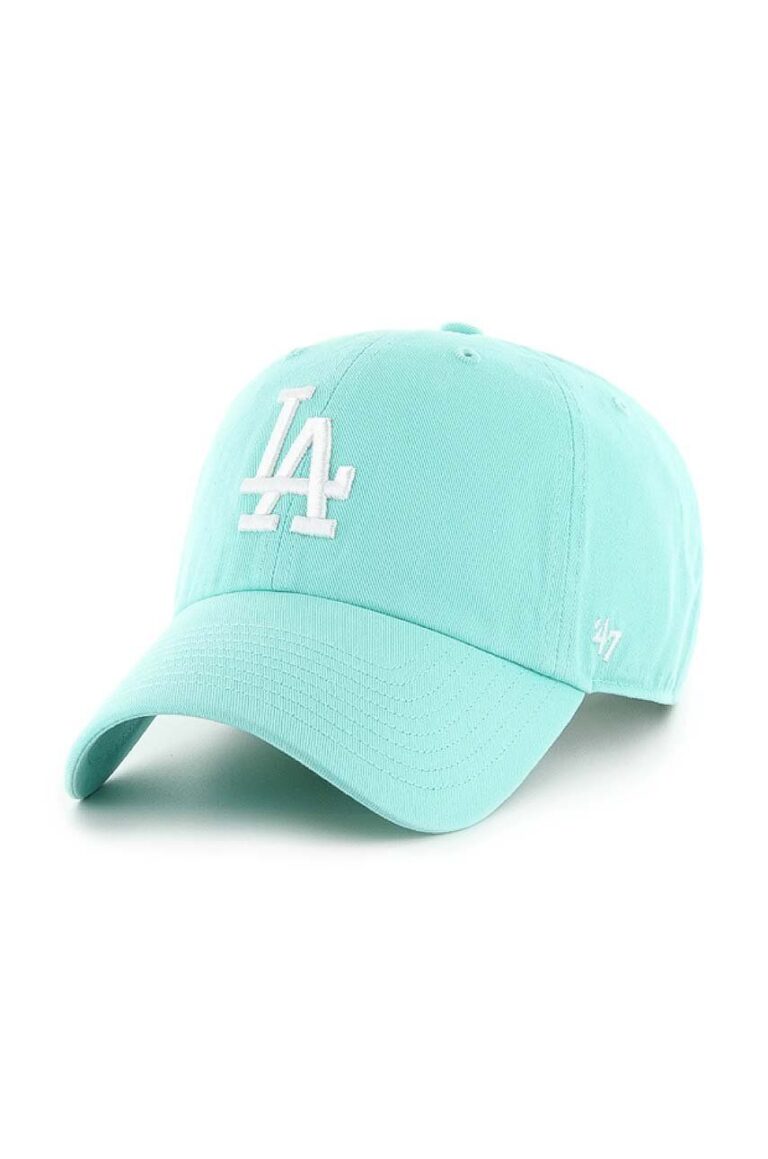 47 brand șapcă de baseball din bumbac MLB Los Angeles Dodgers culoarea verde