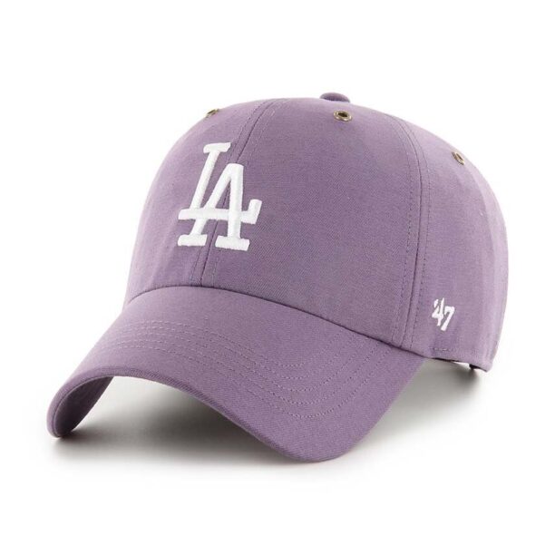 47 brand șapcă de baseball din bumbac MLB Los Angeles Dodgers culoarea violet