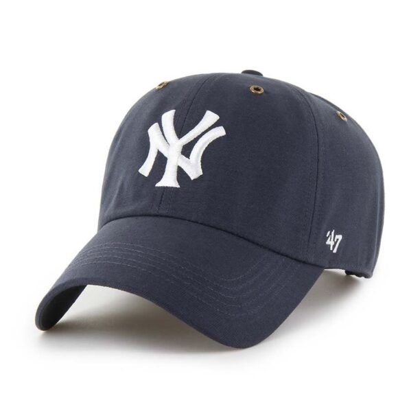 47 brand șapcă de baseball din bumbac MLB New York Yankees culoarea albastru marin