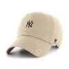 47 brand șapcă de baseball din bumbac MLB New York Yankees culoarea bej