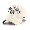 47 brand șapcă de baseball din bumbac MLB New York Yankees culoarea bej