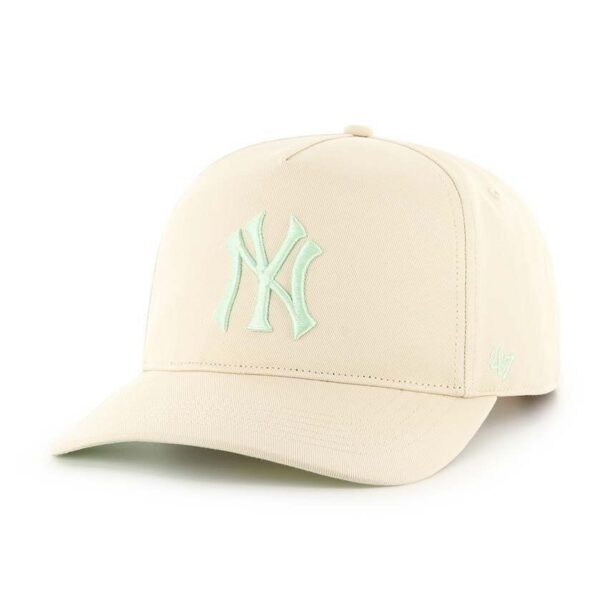 47 brand șapcă de baseball din bumbac MLB New York Yankees culoarea bej