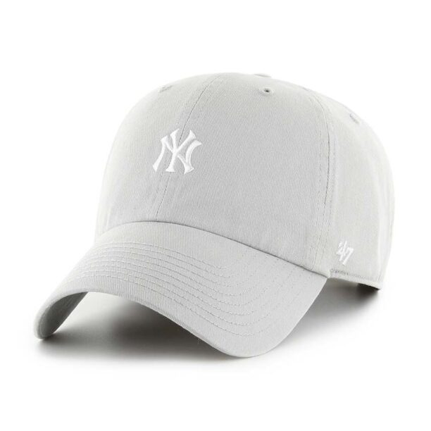 47 brand șapcă de baseball din bumbac MLB New York Yankees culoarea gri