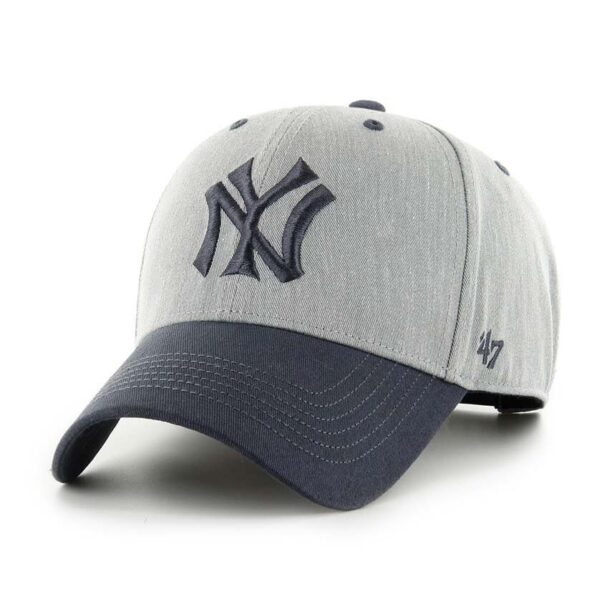 47 brand șapcă de baseball din bumbac MLB New York Yankees culoarea gri