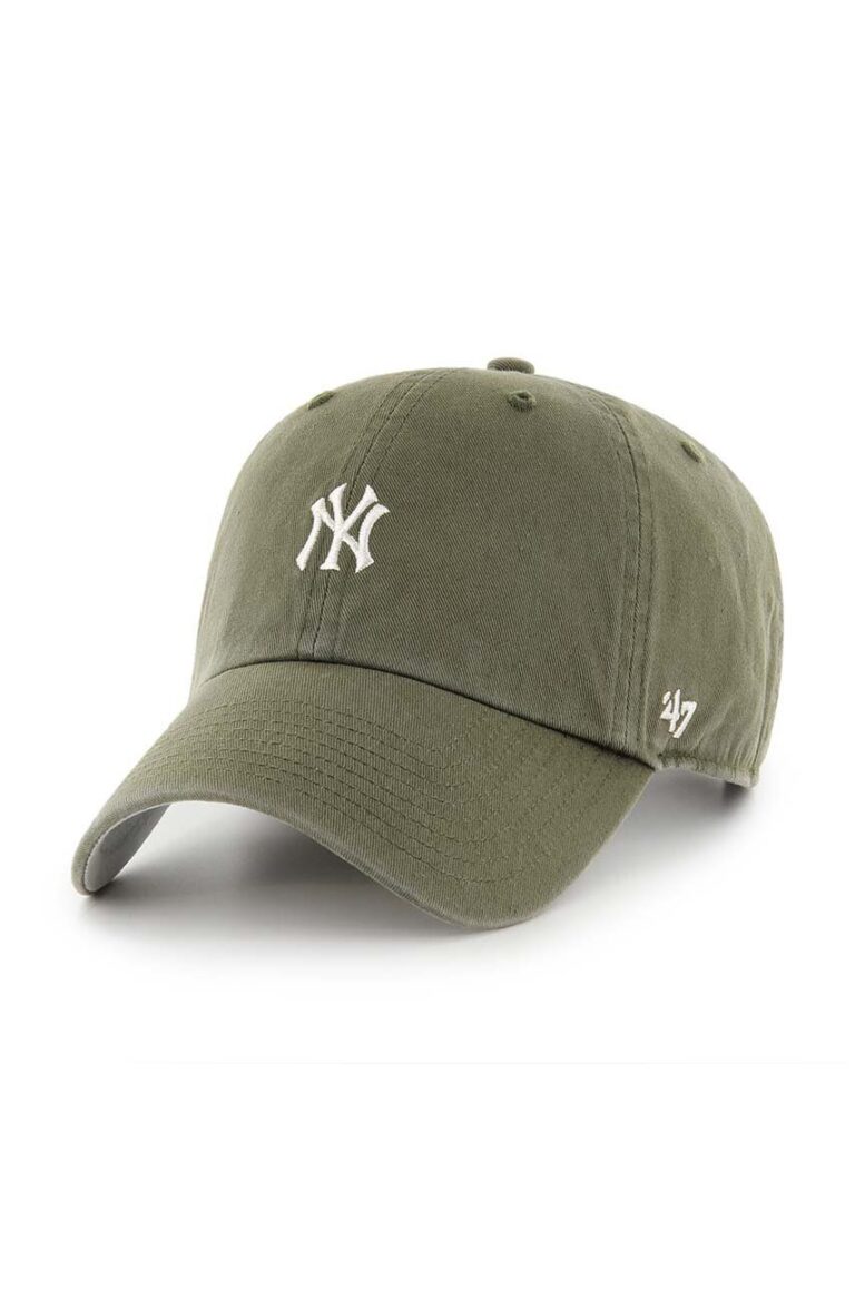 47 brand șapcă de baseball din bumbac MLB New York Yankees culoarea maro